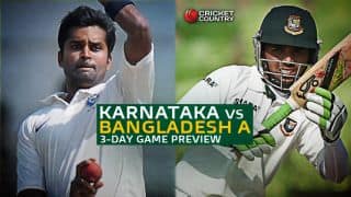 Karnataka vs Bangladesh A, 3-day game, Preview: Ranji champions aim dominance